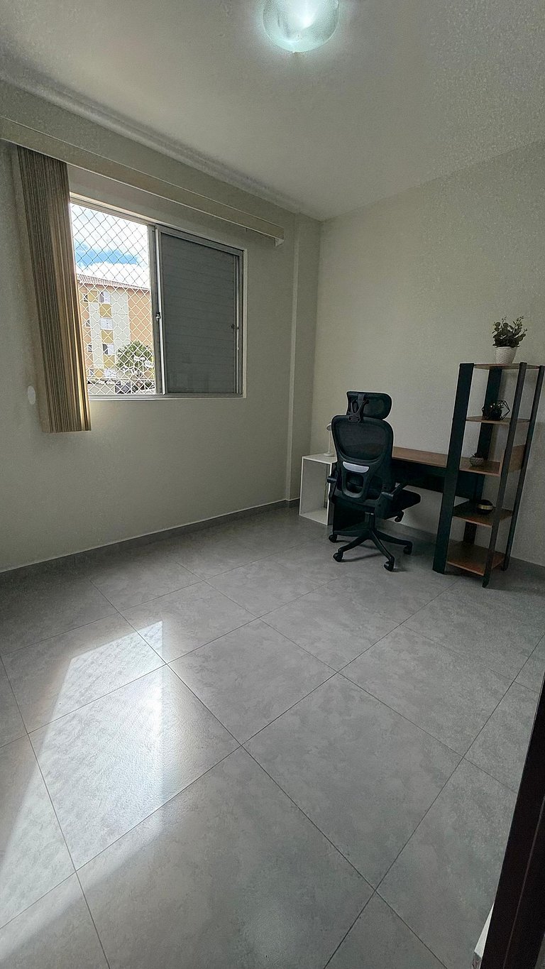Vila Estrela - 2 Quartos com Suíte e Escritório