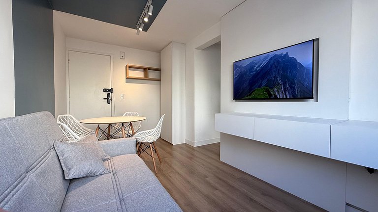 Apto 1Q Garagem e Wi‑Fi — Oficinas