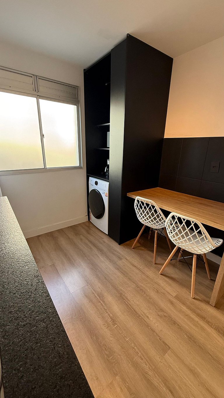 Apto 1Q Garagem e Wi‑Fi — Oficinas