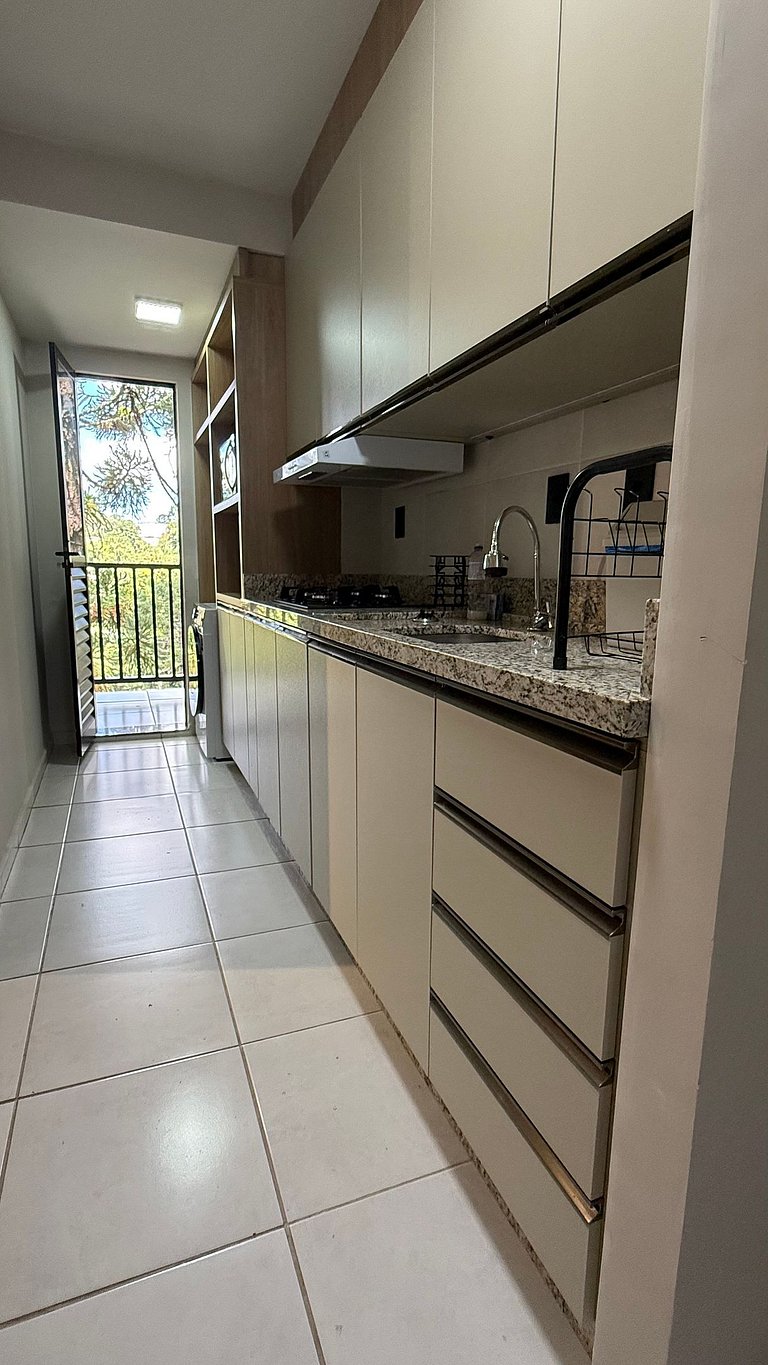 Apto com vista para as Araucárias em Oficinas